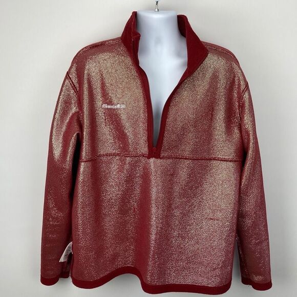 Columbia Quarter Zip Fleece Omni-Heat Mens Size XL - Picture 4 of 10